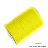 15m 1mm Korean Waxed Cord Faux Leather for DIY Bracelets & Necklaces