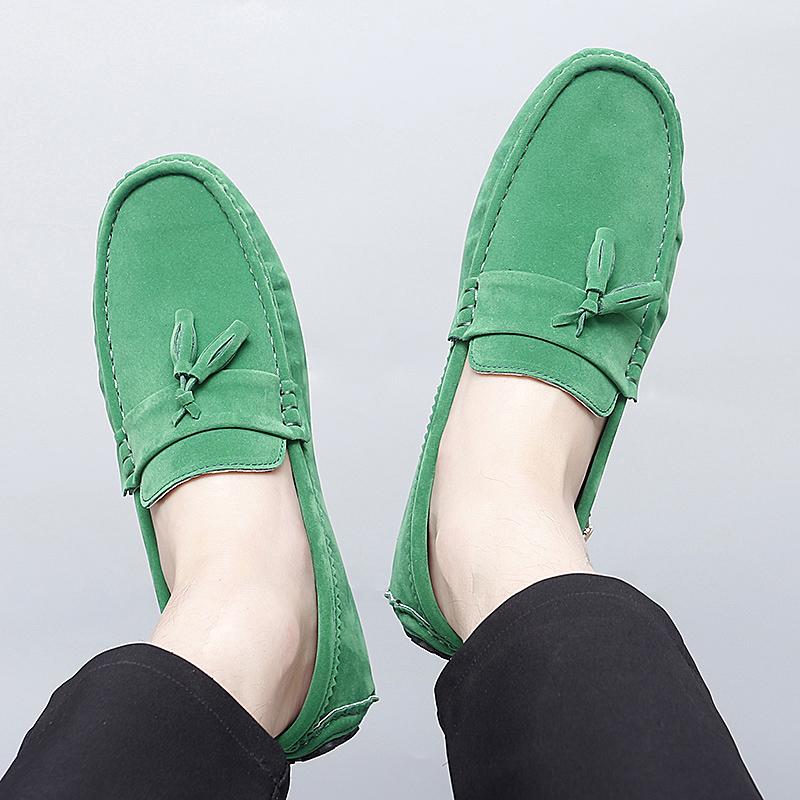 Women Comfort Flats Men’s Moccasins Loafer Driving Shoes Casual Slip On Unisex Plus Size Suede Shoes Red Black Green Blue Shoes