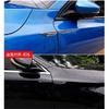 2Pcs Side Fender Vent Wing Sticker Cover Carbon Fiber Body Trim Car Accessories