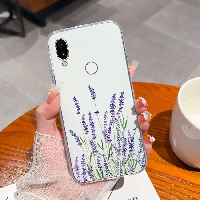 Für Xiaomi Redmi 7 7A 8 9C 9T 10A Mode Buchstaben Handytaschen Ultradünne Transparente TPU Staubdichte Schutz Weiche Rückseite Für Xiaomi Handyhülle