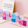 Cartoon Hand-Crank Rotating Pencil Sharpener - Student Stationery and Fun Prizes