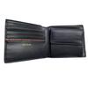 [coconi] Bifold Geldbörse, Intarsienarbeit, Heller Streifen, Hasen-Design, Bifold Geldbörse mit Münzfach, Herren und Damen, Geschenk, Praktisch, Hasenmünze