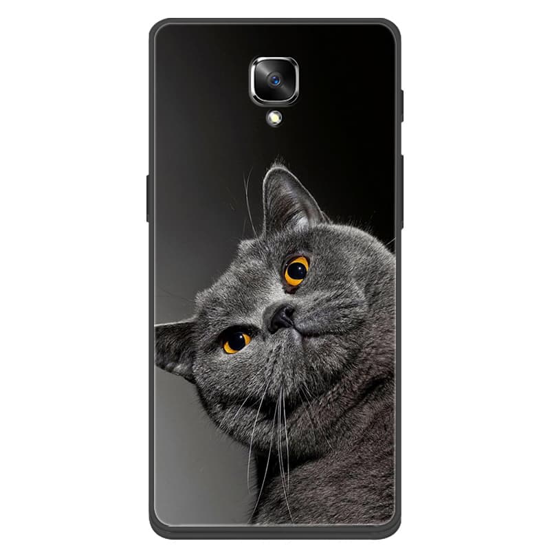 For OnePlus 3 Case Wolf Cat Lion Soft Cover Matte For OnePlus 3T A3010 / One Plus 3 A3000 A0003 OnePlus3T A3010 Phone Case Funda