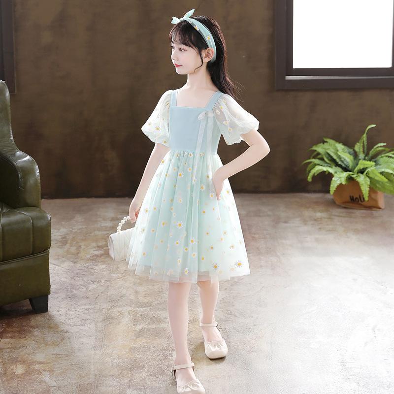 2026 New Summer Girls' Princess Gauze Dress