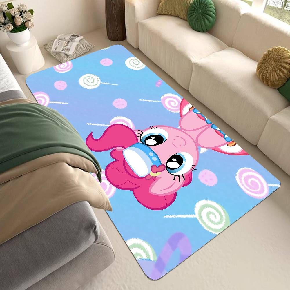 Children Animation L-Little P-Pony Bathroom Mat Kids Room Bedroom Decoration Balcony Anti-Slip Doormat Living Room Welcome Rug