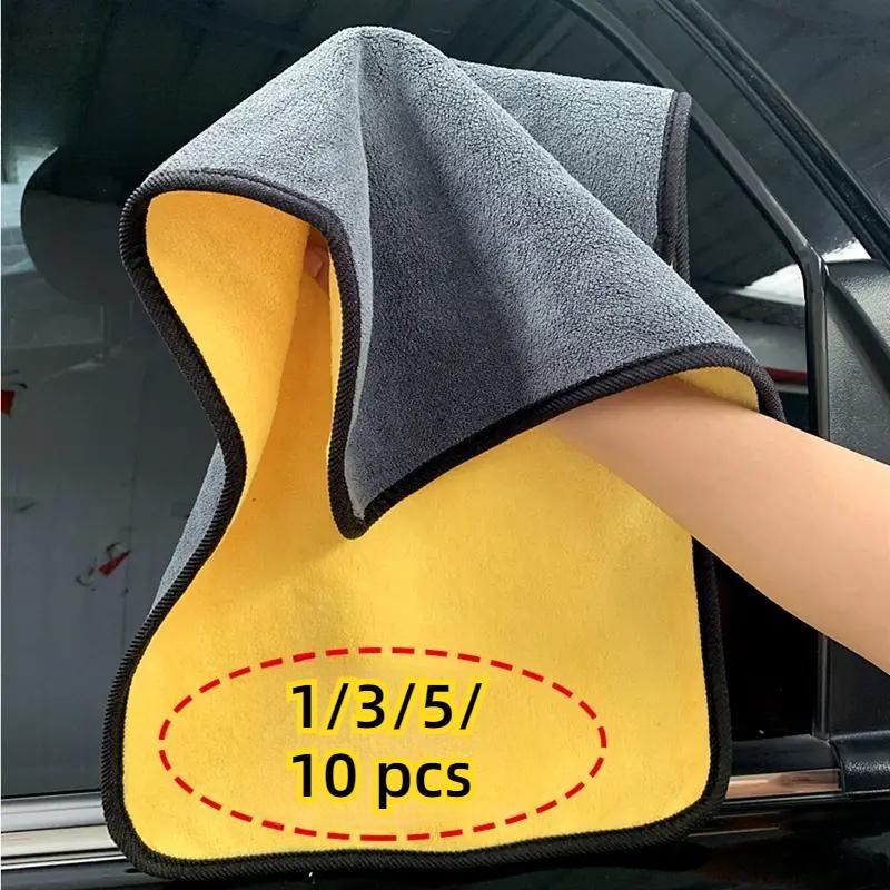 Superabsorpční čisticí utěrka z mikrovlákna - 1/3/5/10 kusů, víceúčelová kuchyňská a automobilová utěrka, opakovaně použitelná utěrka na prach