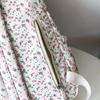 Student School Backpack Floral White School Bags For Teenage Girls Cute Women'S Backpack Book Bag Nylon Rucksack