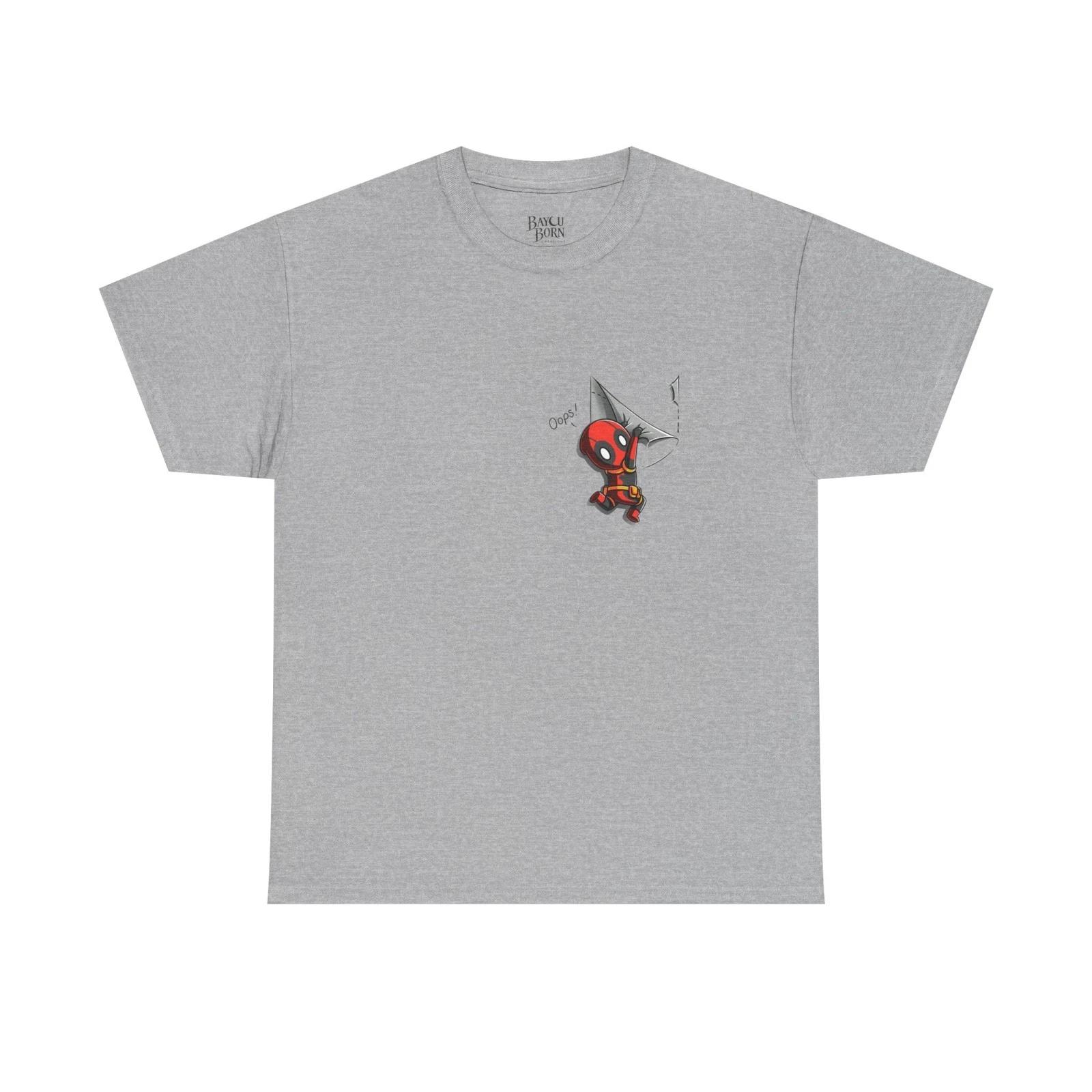 Pocket Chibi Dead pool Mercenary T-Shirt S