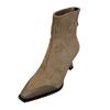 Fashion Women's Ankle Boots High Heels Pointed Toe Shoes Sexy Fashion Luxury Short Boots 2025 Winter Designer New Sexy Femlae Snow Botas