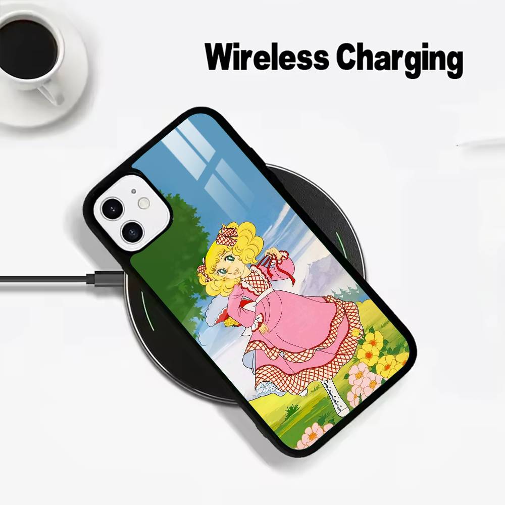 Classic Cartoon-Sweet C-andy C-andy Phone Case For IPhone17 16 15 14 13 12 11 Pro Max 16/15/14Plus Wireless Charger Cover Funda