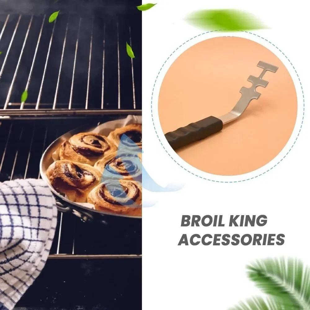 1pc Grill Grate Lifter Anti-Scald Heat-Resistant Cooking Grate Lifter Tool Grill Tools Accessories for Lifte The Grill Net BBQ