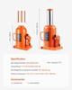 Hydraulic Bottle Jack 50 Ton Manual High Lift Automotive Car Repair Shop