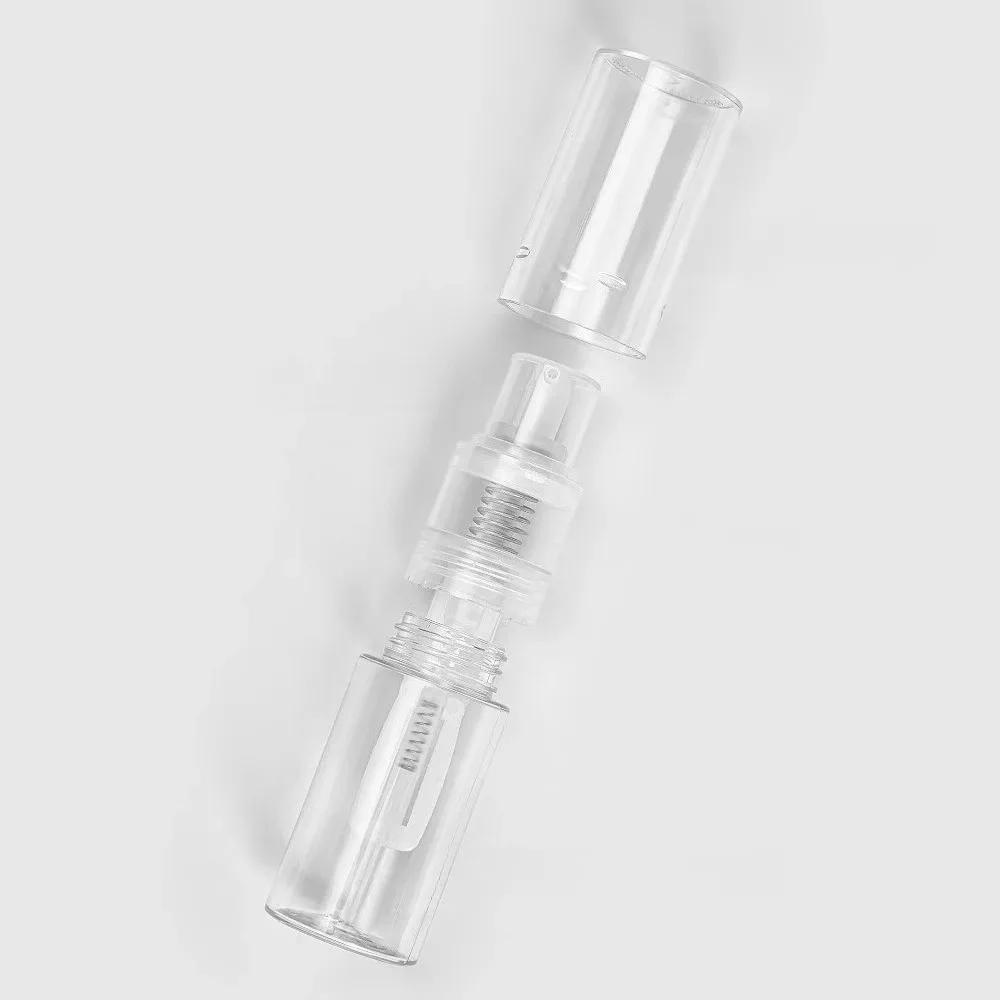 Hair Salon Powder Spray Bottle Clear Empty Plastic Bottles Pump Sprayer Mist Nose Spray Refillable Styling Tools Accessories