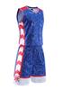 Conjunto de Uniforme de Baloncesto Transpirable para Hombres, Mujeres y Niños - Ideal para Entrenamiento y Competición con Opciones de Impresión Personalizada