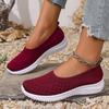 Large size women's shoes 2025 autumn women's casual single shoes one pedal mother shoes foreign trade shoes