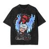 Devil May Cry Dante Manga Washed TShirt DMC Graphic Print TShirts for Men Women Clothing Cotton Oversized Short Sleeve Tees