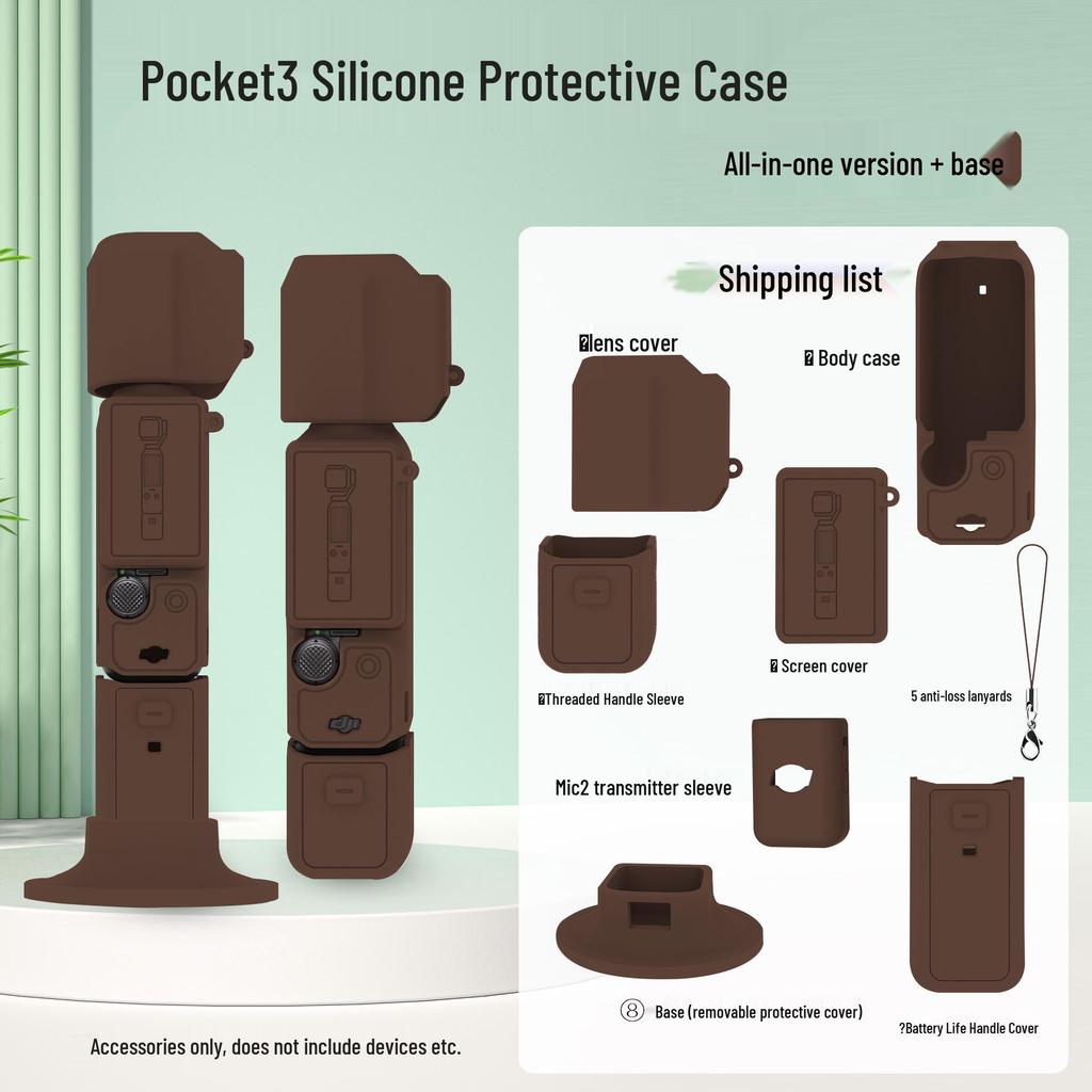 Silikonowe etui ochronne DJI Osmo Pocket 3 na gimbal i obiektyw aparatu
