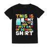 Children's T-Shirt First Day of School Cute Summer Kids Short Sleeve T-Shirt Fashion 3D Printed Casual Tops Children's Clothing