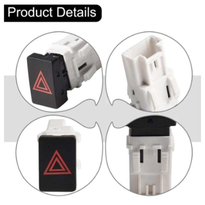 For Nissan Qashqai J10 2006-2014 Hazard Warning Switch Part Numbers 25290-BR00A 25290-JD00A