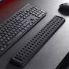 Breathable Fabric Keyboards and Mouse Wrist Support with Memory Foam Ergonomic Curves Reduces Hand Fatigue