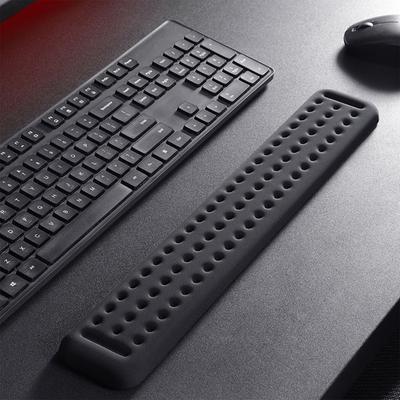 Breathable Fabric Keyboards and Mouse Wrist Support with Memory Foam Ergonomic Curves Reduces Hand Fatigue