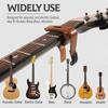 Stable Rubber Padded Guitar Capo Aluminum Zinc Zinc Alloy Guitar Pick Holder  Bass Guitar