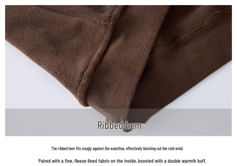 Melanoid Women's Double-Sided Sherpa Hooded Sweatshirt - Autumn/Winter 2025 New Arrival, Plus Velvet, Thick, Loose, Slimming Top