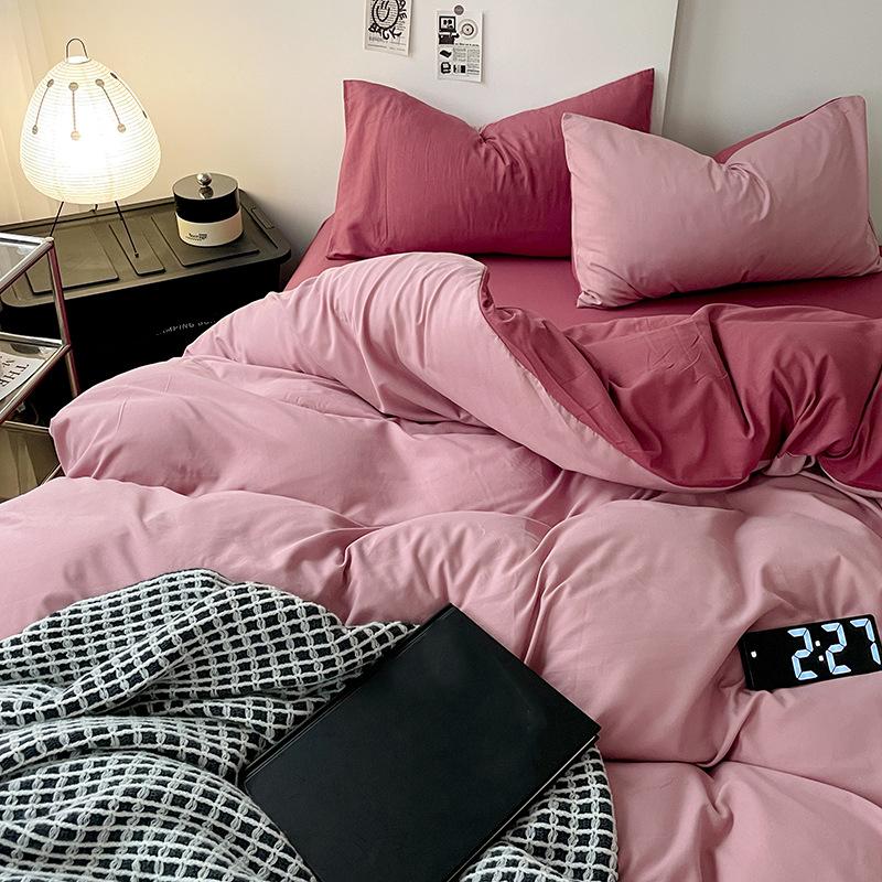 4-piece Cotton Bed Sheet Quilt Cover Student Dormitory Cotton Bed Hats Bedding