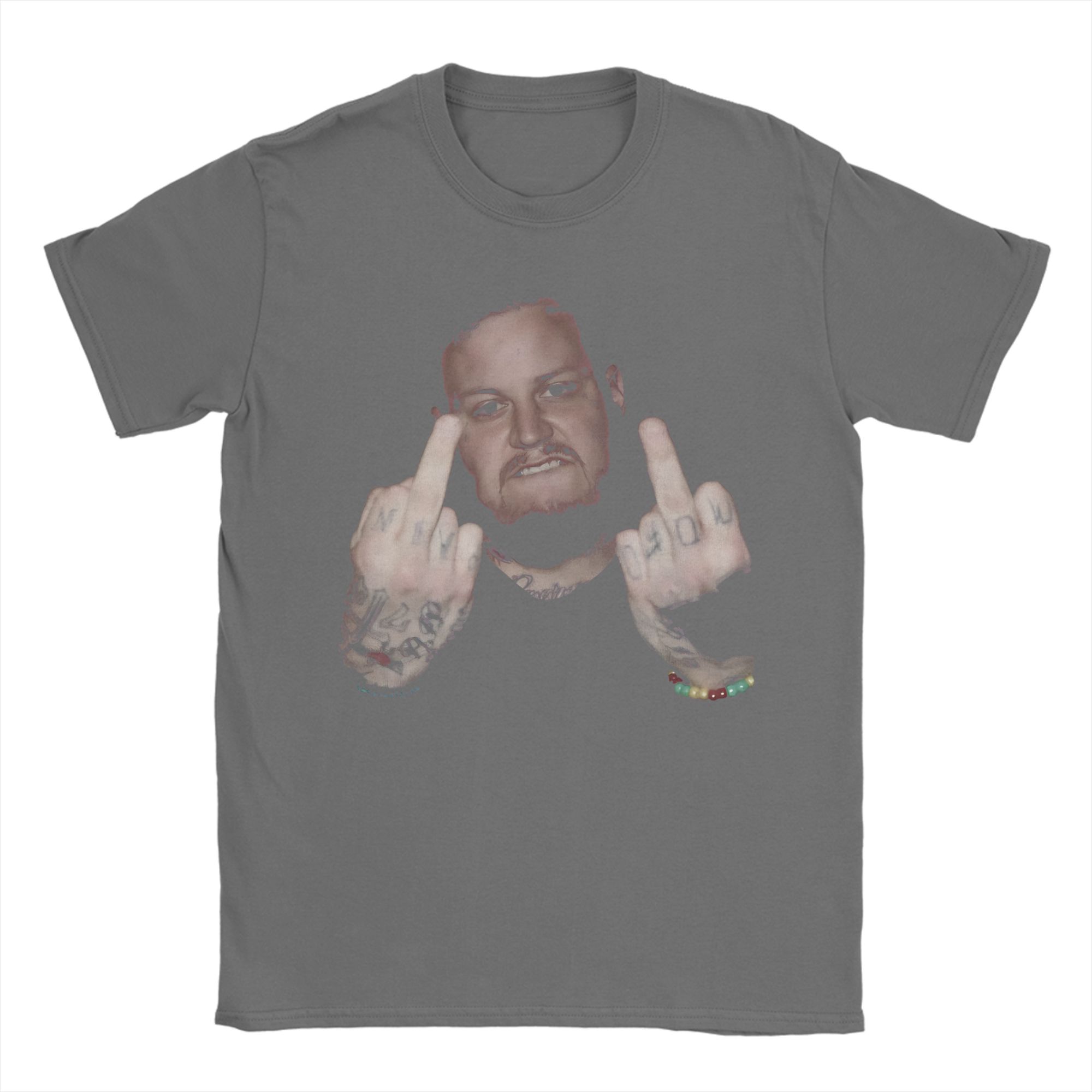 

Men Women Fashion JELLY ROLL middle finger 87359589 T Shirt Tee Cotton Tshirts Clothes 4XL