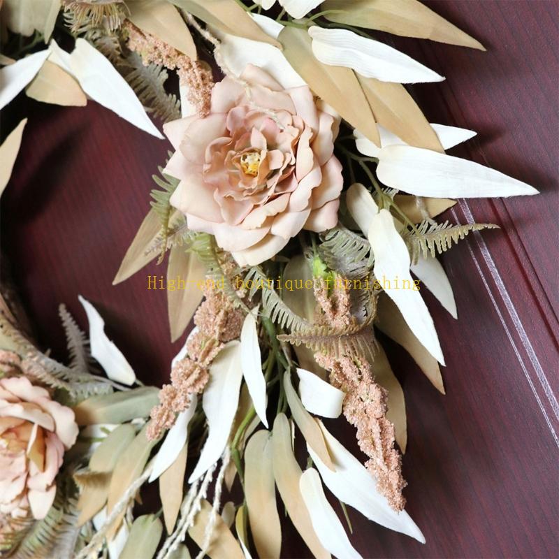 Thanksgiving Day Wreath Autumn Wreath for Inside Outside, Artificial Wreath Thanksgiving Decorations China Mainland