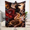 Gothic Style Blanket Ultra-Soft Perfect for Chair Livingroom Office for All Occasions Digital Print Suitable for Gifting Relatives and Friends