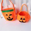 Halloween Pumpkin Bag Large Capacity Handbag Candy Bag Holiday Gift Pumpkin Tote Bag Party Supplies Photoshooting Props