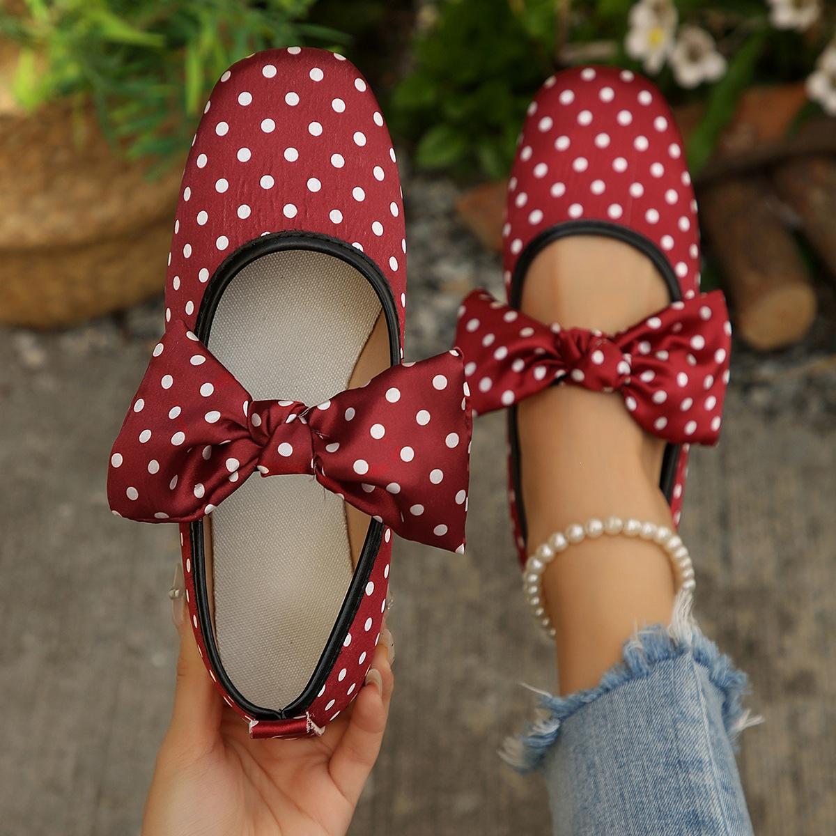 

New Style Low-cut Single Shoe Women s Ballet Shoes 44 бордовий