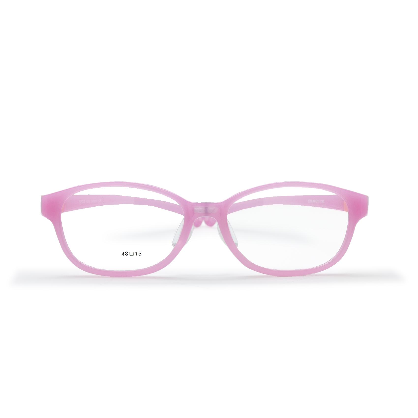 

Kids Prescription Eyeglasses Oval Spectacle Frame Frame Lightweight TR90 TR90 Size 48 Elastic Strap Retainer Flexible Bendable Boys Girls 6-10Y