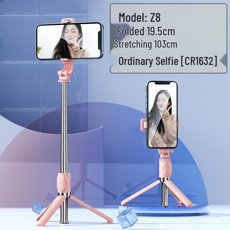 Z8 Bluetooth Selfie Stick & Tripod: Portable, Telescopic, Ideal for Live Broadcasts
