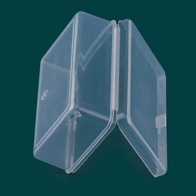 Cutie de depozitare din plastic transparentă pătrată pentru articole mici Cutie de ambalare cutii de bijuterii