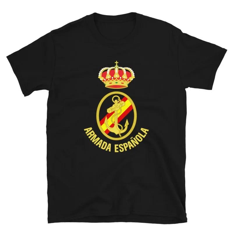 Armada Espaola Spanish navies Army Marines Unisex TShirt Short Sleeve Casual Cotton ONeck Shirts