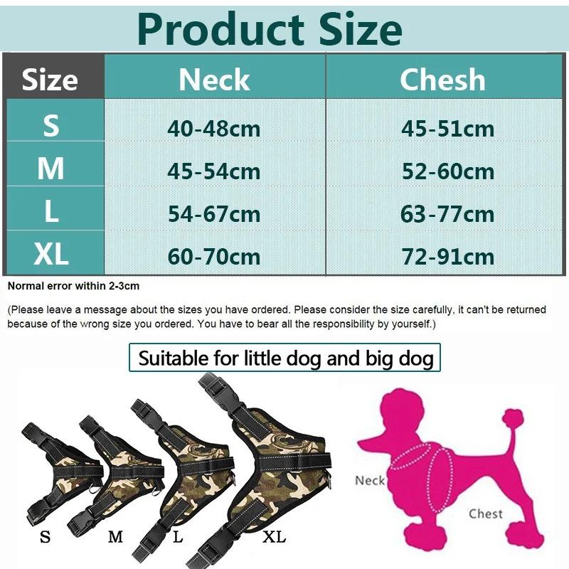 Classic Deluxe Edition High Quality A Large Dog Harness Outdoor Vest Pet Harness In Oxford