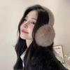 Soft Plush Ear Warmer Winter Warm Earmuffs for Womens Men Fashion Solid Earflap