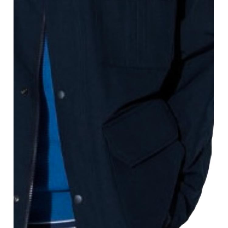 UNIQLO Solid Color Hooded Long Sleeve Zipper Loose Jacket Unisex jackets Navy 464026-69