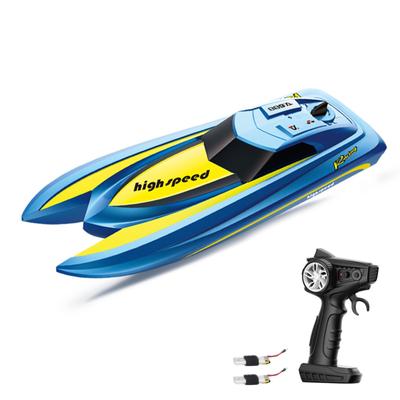 Remote Control Boat for Adults and Kids, 2.4GHZ High Speed Electric Speedboat for Pools and Lakes,
