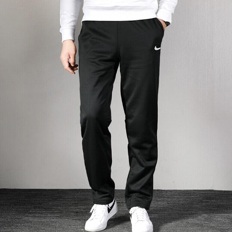 Nike Sporty Loose-Fit Straight-Leg Casual Pants Men Bottoms Black 916274-010
