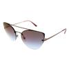 Vogue  Vo 4074s 5075h7 Womens Cat Eye Sunglasses Matte Light Pink Gold