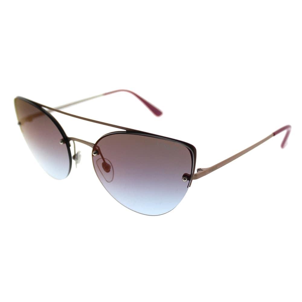 Vogue Vo 4074s 5075h7 Womens Cat Eye Sunglasses Matte Light Pink Gold