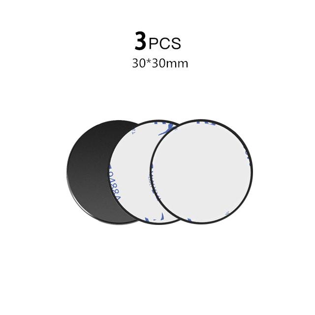 1/3/5Pcs Metal Plate Disk For Magnetic Auto Car Phone Stand Holder Universal Iron Sheet Sticker Mobile Phone Magnet Stand Mount