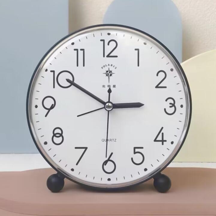 Polaris Old Man Silent Alarm Clock Big Digital Clock Modern Simple Student Desktop Trunk Bedroom Bedside Table Clock