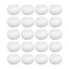 20Pcs White Artificial Pumpkins Small Fake Pumpkin Table Decorative Foam Pumpkins for Garden Painting Thanksgiving Home Xmas