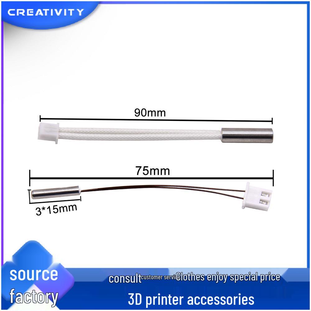 CR-6 SE 3D Printer Thermistor & Heating Rod Kit, 3x15mm 24V 40W