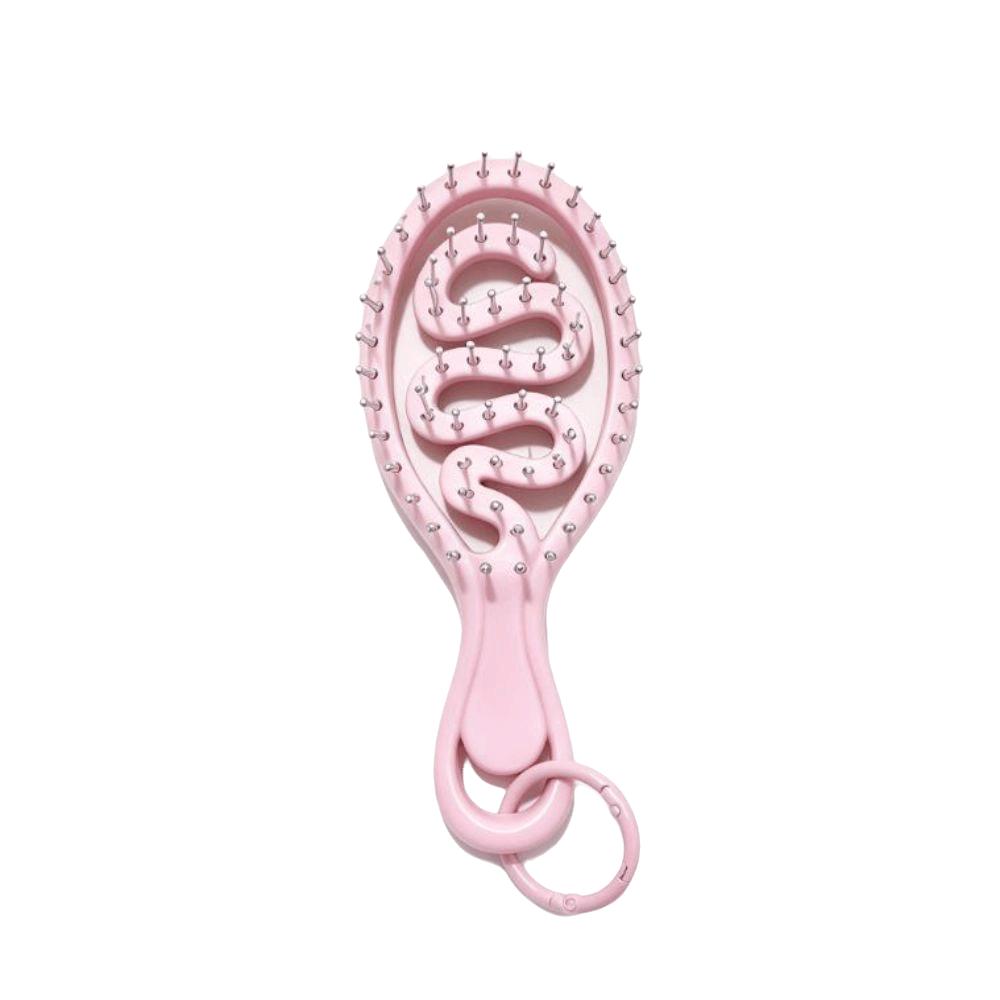 Detangling Hair Comb Keychain Hollow Out Mini Comb Fluffy Styling Tool Hair Brush Daily