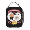 Serial Experiments Lain Meal Tote Retro Lunch Box For Women Picnic Compact Heat-keeping Cooler Bag Custom Tote Food Bags